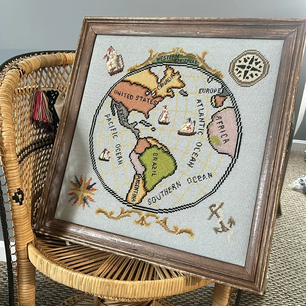 Vintage Needle Point - Picture 1 of 6